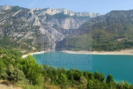 Lac de Castillon (Alpes de Haute Provence)